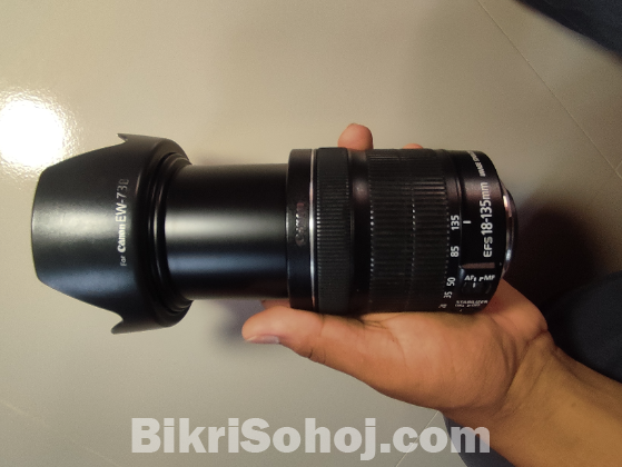 canon 750d with 18- 135 STM lens ✅